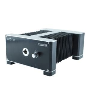 Starlight LED.70 Cold Light Source, 100 W LED, fan-free, 6,900 K white light, compact design, silent operation for microscopy and cleanroom use.