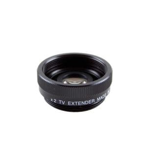 2x C-Mount Extender Lens – precision optical adapter for doubling magnification with C-Mount cameras.