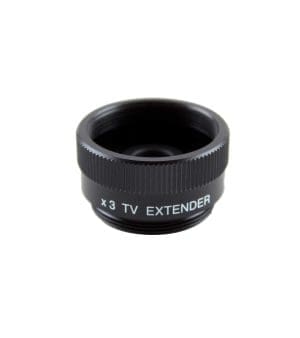 3x C-Mount Extender Lens – optical adapter for tripling magnification on C-Mount camera systems.