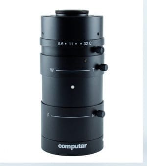 Computar MLH-10X Macro Zoom Lens with 10:1 zoom ratio for C-Mount cameras