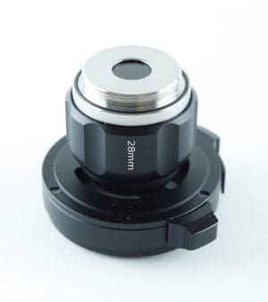 28 mm Fixed Focal Length Endoscope C-Mount Adapter for balanced magnification.